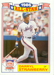 1987 Topps Glossy All-Stars Baseball Cards     008      Darryl Strawberry